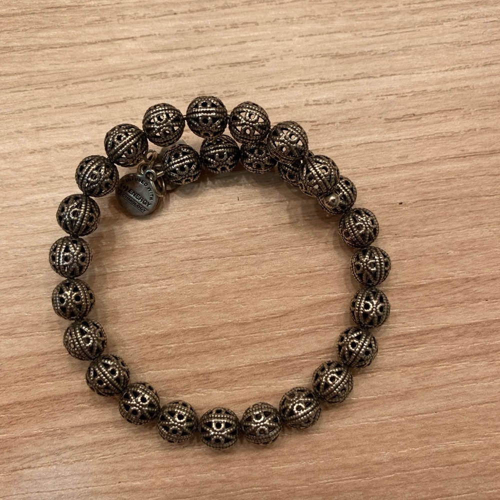 Alex and Ani energy bead wrap bracelet